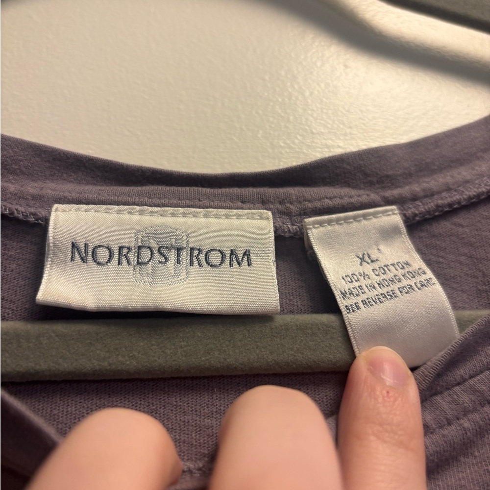 Nordstrom Lavender 100% Cotton Casual Dress Womens XL - Picture 2 of 3